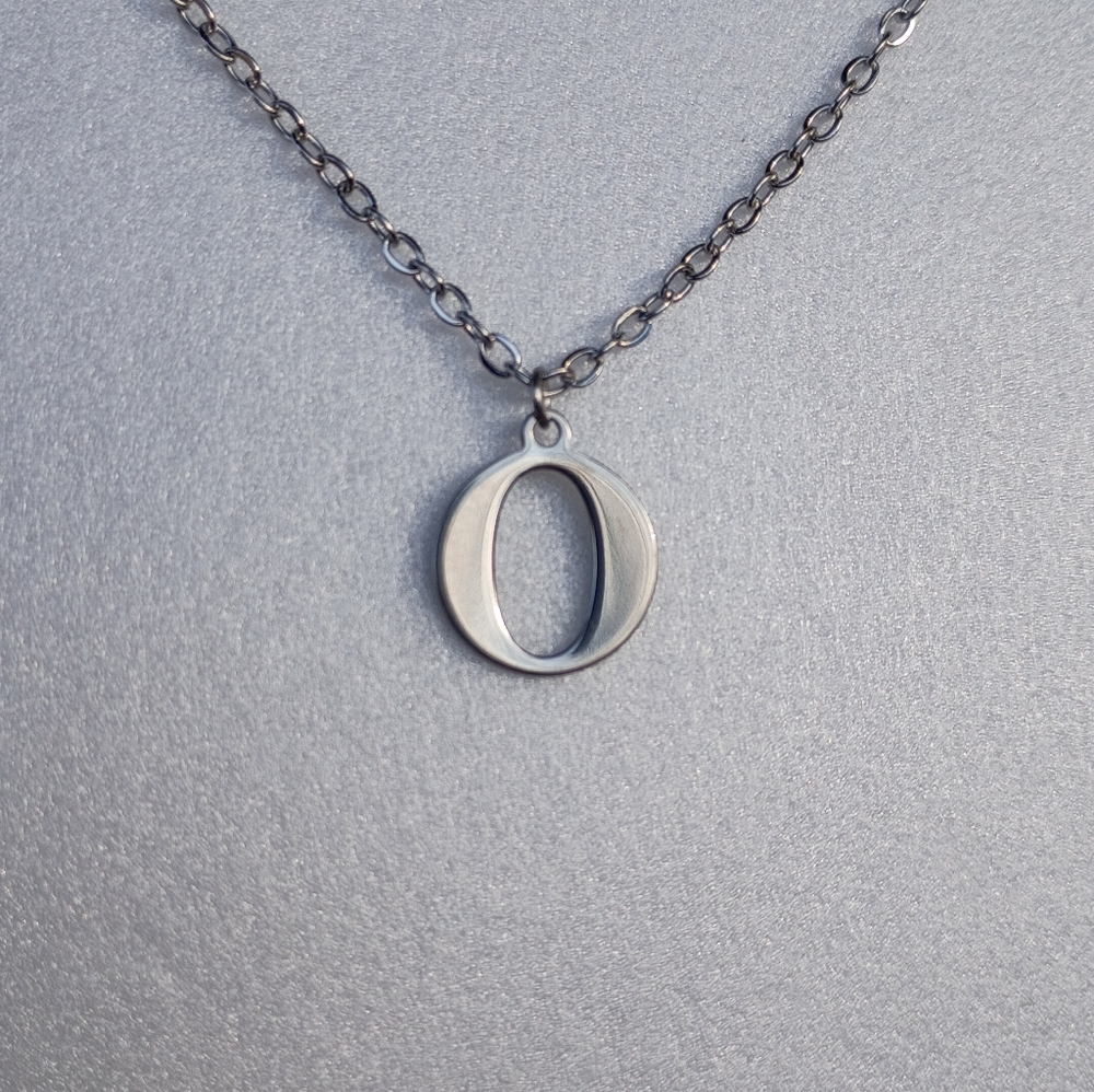 2/$20 Stainless Steel Dainty Letter O Necklace